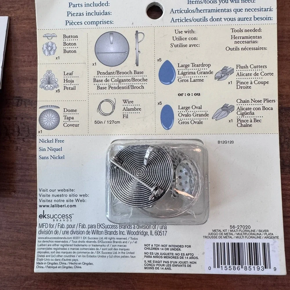 Jewelry Making Supply Lot Swarovski Miyuki Silvestri Laliberi Beads Pendants 8pc